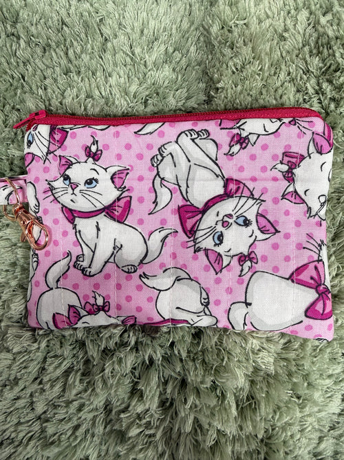 Cloth wallet with keychain